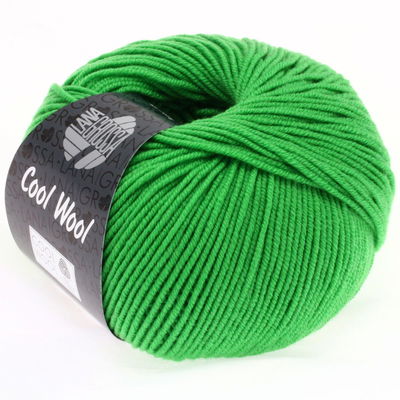 Lana Grossa Cool wool 0504 appeltjes groen opruiming 
