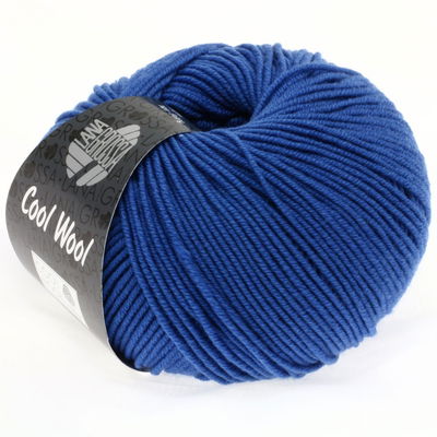 Lana Grossa Cool wool 0555 kobalt blauw opruiming 