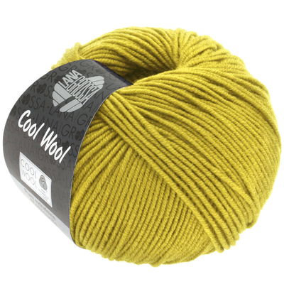 Lana Grossa Cool wool 2062 mosterd geel op=op uit collectie 