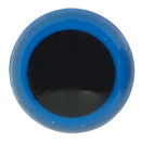 Ogen 24 mm blauw zwarte pupil (1 paar)
