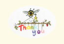 Borduurpakket dieren - Bee-ing Thankful