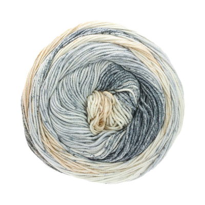 Lana Grossa Aruba 5 naturel, perzik, grijs op=op 