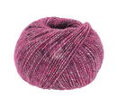 Lana Grossa Ecopuno tweed 317 fuchsia gemeleerd (opruiming)