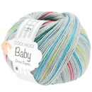 Lana Grossa Cool Wool Baby degrade 314 grijs, blauw, groen, rood (opruiming)