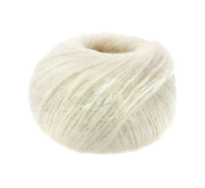 Lana Grossa Alpaca moda 01 wit op=op 