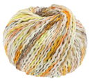 Lana Grossa Colortwist 11 wit geel oranje bruin (opruiming)