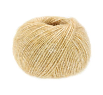 Lana Grossa Natural alpaca pelo 9 zacht geel opruiming 