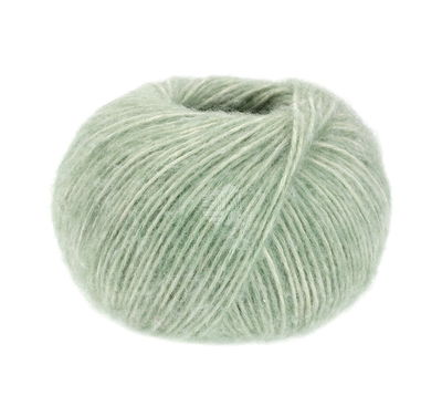Lana Grossa Natural alpaca pelo 14 zacht mint opruiming 