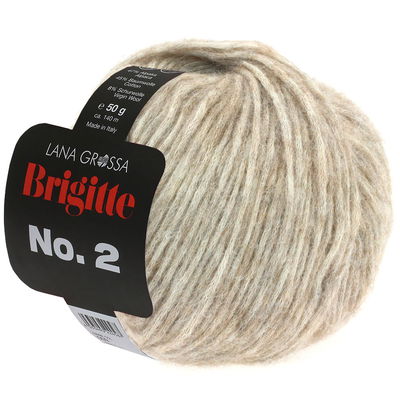 Lana Grossa Brigitte no. 2 15 beige opruiming 