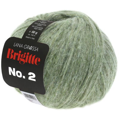 Lana Grossa Brigitte no. 2 18 donker groen opruiming 