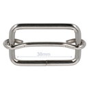 Gesp 38 mm nikkel met schuif
