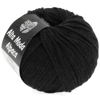 Lana Grossa Am alpaca 06 zwart