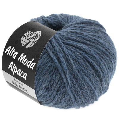 Lana Grossa Am alpaca 60 denim blauw