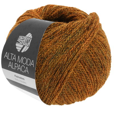 Lana Grossa Am alpaca 77 roest bruin op=op uit collectie 