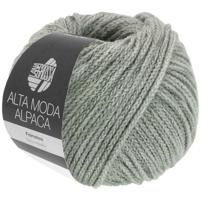 Lana Grossa Am alpaca 86 betongrijs op=op uit collectie 