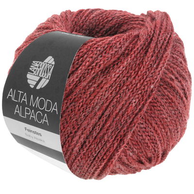 Lana Grossa Am alpaca 90 rood bruin opruiming 