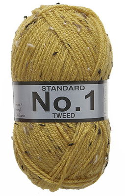 Lammy Yarns No 1 Tweed 690 mosterd geel