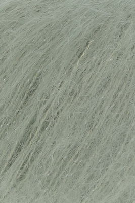 Lang Yarns Mohair Luxe Lame 797.0192 Silver - Reseda Green