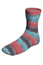 Lang Yarns Super Soxx Color 4-Fach 901.0363 Lightblue/Coral 1120 Artemis
