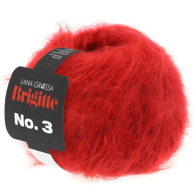 Lana Grossa Brigitte no. 3 04 rood opruiming 