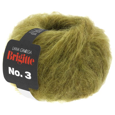 Lana Grossa Brigitte no. 3 38 donker olijf groen opruiming 