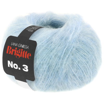 Lana Grossa Brigitte no. 3 43 licht blauw opruiming 
