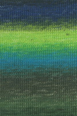 Lang Yarns Merino+ Color 926.0204 Black/Green/Blue