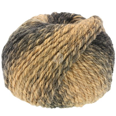 Lana Grossa Duetto classico 7 camel, grijs opruiming 