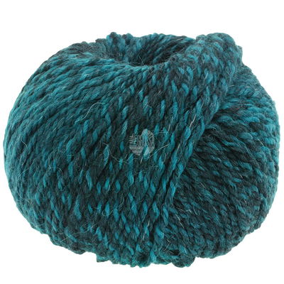 Lana Grossa Duetto classico 9 Aqua, petrol op=op 