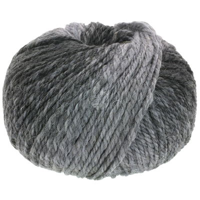 Lana Grossa Duetto classico 12 grijs, antraciet opruiming 