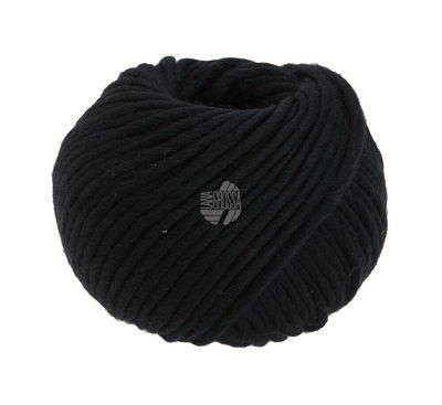 Lana Grossa Per lei gots 10 zwart opruiming 