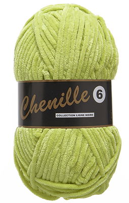 Lammy Yarns Chenille 6 - 046 lime groen