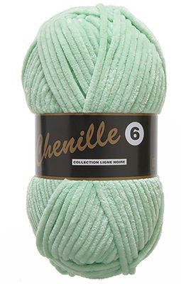Lammy Yarns Chenille 6 - 062 mint groen