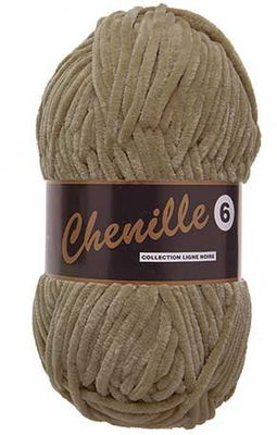 Lammy Yarns Chenille 6 - 027 beige groen
