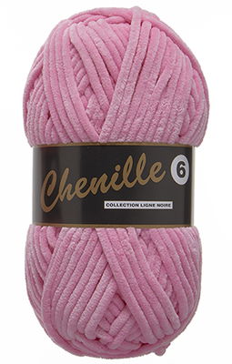 Lammy Yarns Chenille 6 - 713 roze