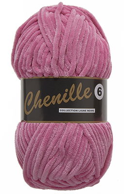 Lammy Yarns Chenille 6 - 720 donker roze