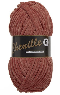Lammy Yarns Chenille 6 - 030 bruin oranje