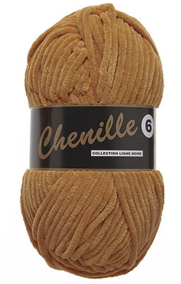 Lammy Yarns Chenille 6 - 029 goud geel