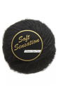 Lammy Yarns - Soft Sensation lurex 606 zwart