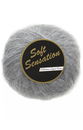 Lammy Yarns - Soft Sensation lurex 605 licht grijs