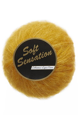 Lammy Yarns - Soft Sensation lurex 603 geel op=op uit collectie 