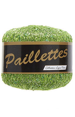 Lammy Yarns Paillettes 419 lime groen