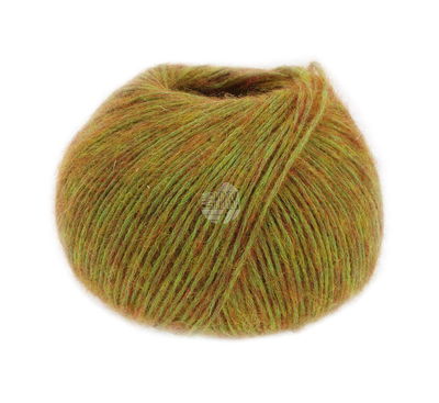 Lana Grossa Puno due 28 appelgroen roest opruiming 