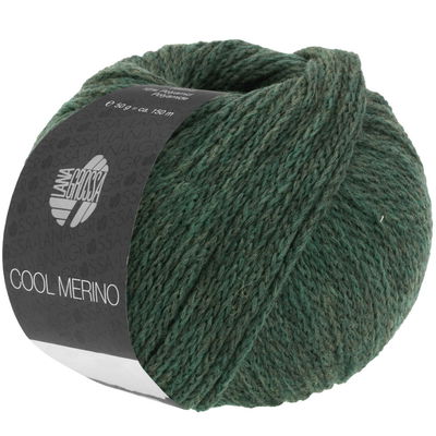 Lana Grossa Cool merino 19 donkergroen opruiming 