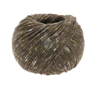 Lana Grossa Cool merino print 105 taupe nougat beige opruiming 