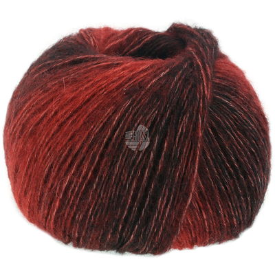 Lana Grossa Duetto puno 103 rood bruin zwart opruiming 