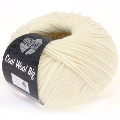 Lana Grossa Cool wool big 601 ecru opruiming 