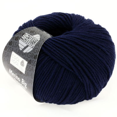 Lana Grossa Cool wool big 0630 nachtblauw opruiming 