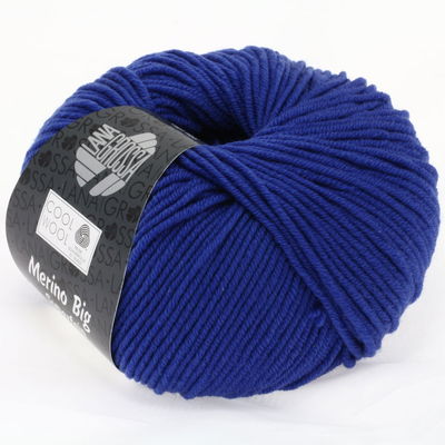 Lana Grossa Cool wool big 0934 blauw opruiming 