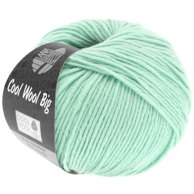 Lana Grossa Cool wool big 0978 pastel mint groen opruiming 